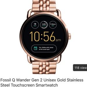 Fossil Q Unisex Smartwatch (Gold)